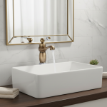 Robinet de bain de lavabo de luxe, rétro européen, poignée unique, Bronze Antique pour évier d&rsquo;eau froide et chaude, mitigeur