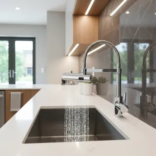 Remplacement de la tête du robinet de cuisine