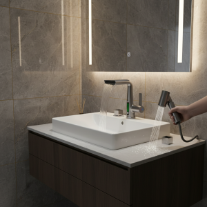 Affichage Numérique de la Température, Type de Traction, Cubes de Bassin Réglables, Cascade, Sortie d&rsquo;Eau de Pluie, Rotation