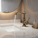 Bassin F/05 ets Laiton Antique HOancies GriNuremberg Lavabo Robinet Rotation Poignée Unique Eau Chaude et Froide centre commercial Robinets Grue AL-9966F