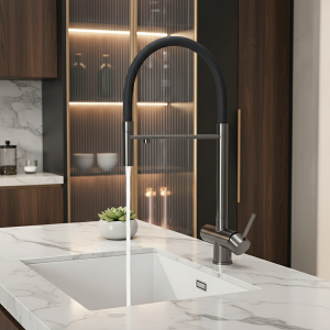 Filtre à eau robinet de cuisine robinets d’évier robinets de pulvérisation en caoutchouc extractible en acier inoxydable rotatif mélangeur de cuisine robinet d’eau Filtre à eau robinet de cuisine robinets d’évier robinets de pulvérisation en caoutchouc extractible en acier inoxydable rotatif mélangeur de cuisine robinet d’eau