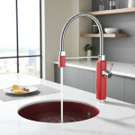 Cuisine salle de bains robinets chauds et froids capteur de grue robinets de cuisine robinets d&rsquo;évier robinets tactiles pivotants robinets montés sur comptoir