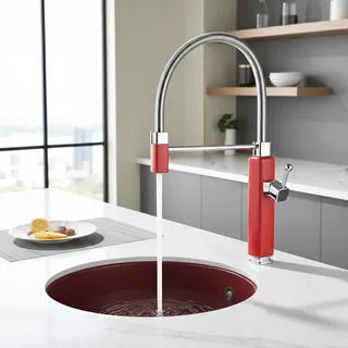 Cuisine salle de bains robinets chauds et froids capteur de grue…