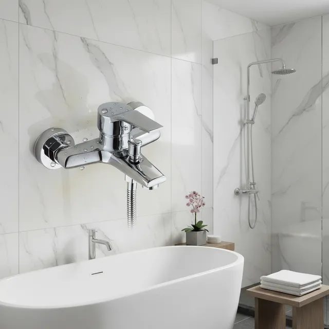 Robinets de lavabo en alliage de Zinc chromé