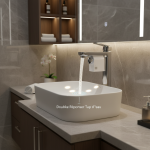 Robinet capteur avec des zones détection Doubke Réponses rapides Pruisant Capteur Tap d&rsquo;eau facile à installer