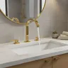 Robinet de lavabo doré – vue 1