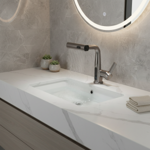 Robinet de lavabo à affichage numérique de la température, mitigeur d’eau chaude et froide extractible, pulvérisateur à jet de levage vers le bas, grue de lavage pour salle de bains Robinet de lavabo à affichage numérique de la température, mitigeur d’eau chaude et froide extractible, pulvérisateur à jet de levage vers le bas, grue de lavage pour salle de bains