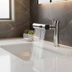 Dispositif d&rsquo;extension de robinet cascade, robinet rotatif universel à trois niveaux, Anti-Base, dispositif dieu d&rsquo;eau chaude et froide D09011457