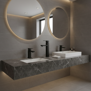 Robinet de lavabo de salle de bains, robinet de lavabo carré noir mat, mitigeur de lavabo de salle de bains noir, robinet mitigeur à poignée unique, robinet de lavabo Robinet de lavabo de salle de bains, robinet de lavabo carré noir mat, mitigeur de lavabo de salle de bains noir, robinet mitigeur à poignée unique, robinet de lavabo