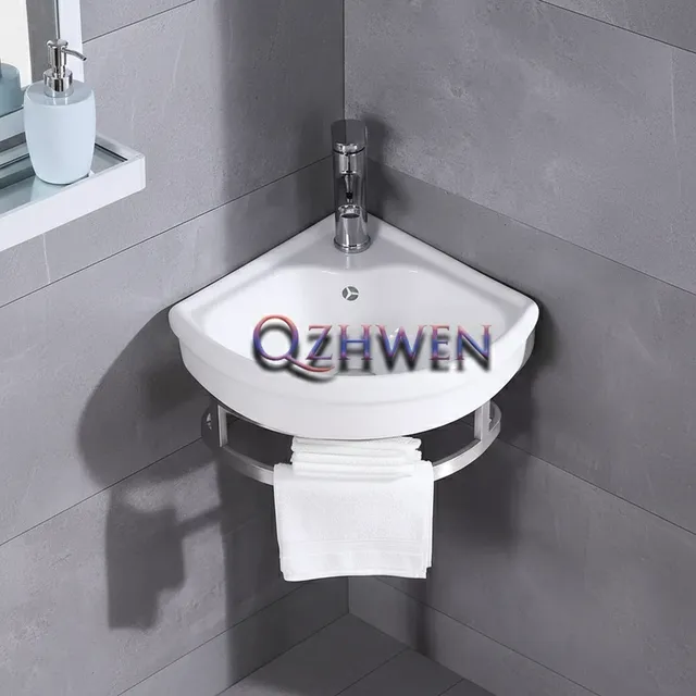 Lavabo mural en céramique pour petit appartement