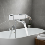 Vanne thermostatique murale pour baignoire, température constante, robinet d&rsquo;eau chaude et froide, robinet de centre commercial