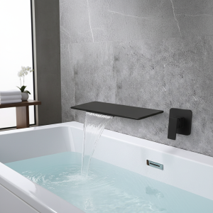 EllMAIDI-Lavabo mural en laiton massif, robinet de centre commercial, robinet de baignoire noir, robinet de baignoire, bec cascade, F/05 et HOBasin, 256 EllMAIDI-Lavabo mural en laiton massif, robinet de centre commercial, robinet de baignoire noir, robinet de baignoire, bec cascade, F/05 et HOBasin, 256