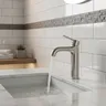 Robinet lavabo galvanisé acier inoxydable mitigeur… – vue 1
