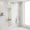 Colonne douche murale complète pommeau pluie grande tête… – vue 1