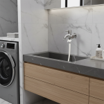 Robinet en métal, vadrouille une en deux sorties, robinet de piscine, Double sortie, robinet d&rsquo;eau à Double contrôle, robinet de Machine à laver