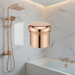 Capuchon de nervure de douche en cuivre, interrupteur de sortie d&rsquo;eau, baignoire, accessoires de poignée, vanne Assad