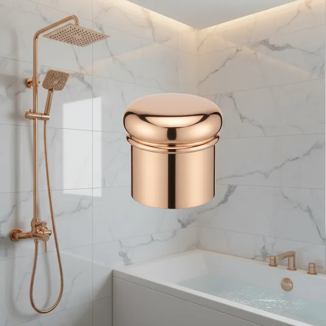 Capuchon robinet douche cuivre chromé miroir poli…