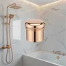 Capuchon robinet douche cuivre chromé miroir poli… – vue 1