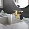 RETHME robinet de salle de bains doré – vue 1