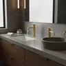 Robinets de lavabo de salle de bains en or…