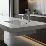 Baokemo-Évier de cuisine en acier inoxydable, robinet de ark, ouverture rapide, simple, froid