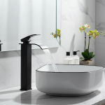 Robinet d&rsquo;évier cascade, accessoires de salle de bains, double contrôle du mitigeur de salle de bains chaude et froide, ensemble de robinets de lavabo, luminaire pour la maison