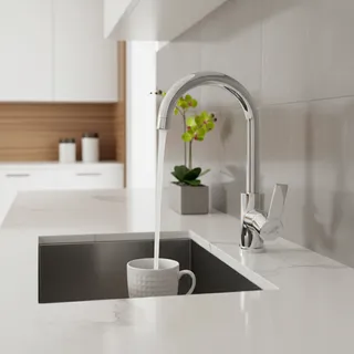 360 ° Robinet de lavabo rotatif cuisine et salle de bains