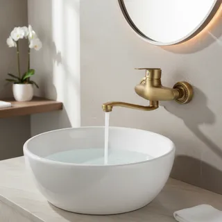 KEMAIDI robinet mitigeur d'évier de lavabo de baignoire en laiton…