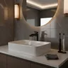 Criativo lavabo salle de bains robinet carré lavabo… – vue 1