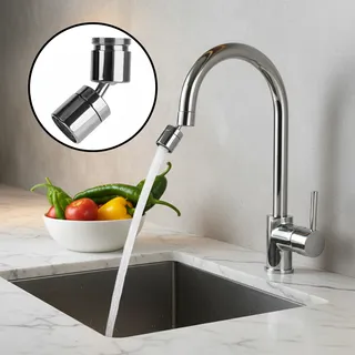 Buse mousseur aérateur robinet cuisine acier inox 304 pivotant…