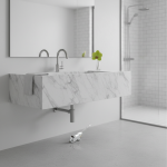 Robinet de commande à pédale de sol, robinet de lavabo en cuivre de 1/2 pouces, robinet d&rsquo;eau froide simple, robinet d&rsquo;eau à pédale d&rsquo;hôtel