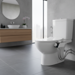 Bidet siège de toilette fixation Non électrique autonettoyant double buses lavage chaud froid mélangeur eau dame salle de bain accessoires pulvérisateur