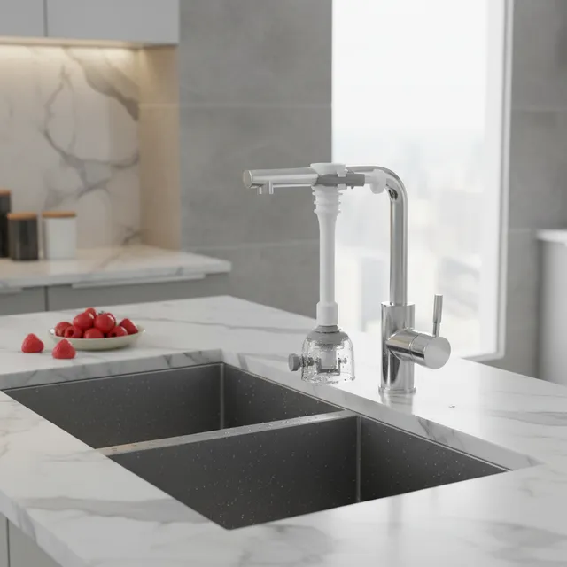 Bec pulvérisateur robinet cuisine flexible double…