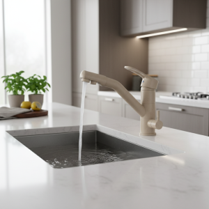 Robinets de Filtre d’Eau Chaude et Froide à 3 Voies, Poignée pour Touriste, pour Centre Commercial Robinets de Filtre d’Eau Chaude et Froide à 3 Voies, Poignée pour Touriste, pour Centre Commercial