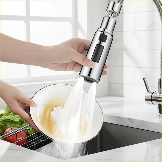 Robinet cuisine inox chromé douchette extractible tête…