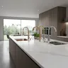 Robinet de cuisine pivotant extractible de luxe moderne – vue 1