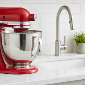 Bol mélangeur en acier inoxydable pour KitchenAid Artisan & Classic Series 4.5-5 QT mélangeur à tête inclinable bol de mélange de 5 litres avec poignée Bol mélangeur en acier inoxydable pour KitchenAid Artisan & Classic Series 4.5-5 QT mélangeur à tête inclinable bol de mélange de 5 litres avec poignée