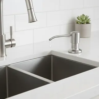Distributeur de savon liquide pour évier