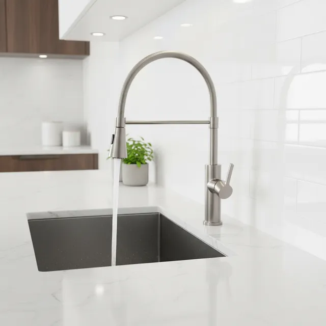 Robinet de centre commercial d'eau chaude et froide à…