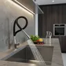Robinet de cuisine mural Flexible rotatif à…
