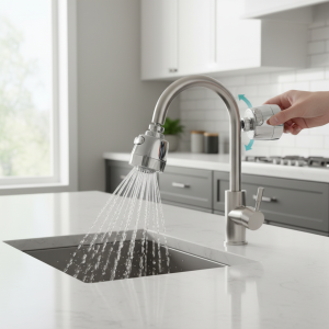 Gadgets de cuisine, robinet 2/3 modes, Rotation à 360 degrés, Tube d&rsquo;extension de filtre, douche, économie d&rsquo;eau, accessoires de cuisine universels