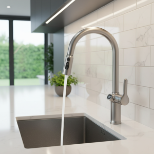 Robinet de cuisine robinet de température cuisine extractible robinet d&rsquo;évier de cuisine fonction d&rsquo;affichage numérique robinets de cuisine rotatifs