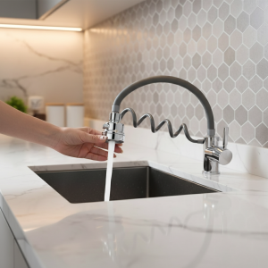 Nouveau robinet d&rsquo;évier 3 Modes, Rotation à 360 degrés, Tube d&rsquo;extension de filtre, robinet d&rsquo;économie d&rsquo;eau de douche, Gadgets de cuisine universels, accessoires