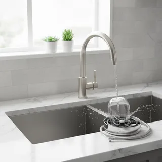 Rinceur de verre de robinet automatique