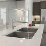 180 °   Robinet d&rsquo;évier mural rotatif, poignée antidérapante, sortie allongée, robinet de cuisine, Installation facile, flux d&rsquo;eau douce