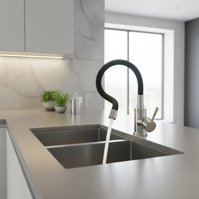 Robinet de cuisine Flexible rotatif à 360 degrés en…