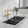 Robinet mural cuisine bras articulé double…