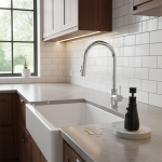 Cuisine 3 modes pomme de douche robinet de cuisine 360 °   Robinet pulvérisateur rotatif à haute pression, remplacement de robinet de cuisine, mélangeur à 3 boutons