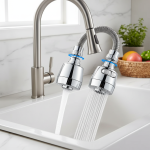 Adaptateur de robinet de cuisine 3 modes 360 °   Robinet pivotant pulvérisateur filtre diffuseur cuisine économie d&rsquo;eau buse tête bain robinet connecteur