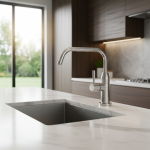 Purificateur d&rsquo;eau de cuisine en acier inoxydable, robinet d&rsquo;eau potable directe rotatif à froid unique, filtre à eau par osmose inverse, robinet d&rsquo;évier